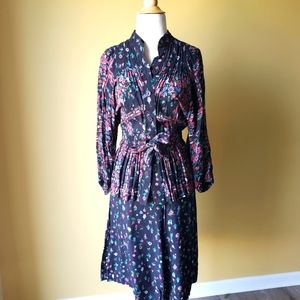 Vintage co-ord top/skirt set made in california